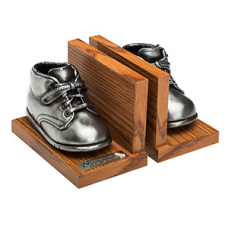 Bronze - Baby Shoes - Bookends  - Product Code #150